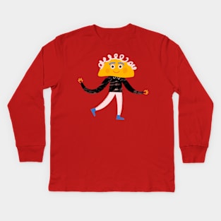 Happy Taco Kids Long Sleeve T-Shirt